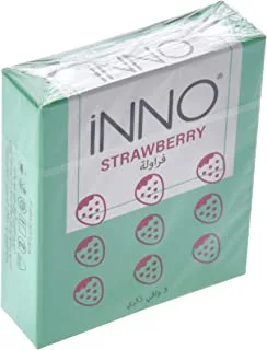 Inno Strawberry Flavour Condoms, Pack of 3
