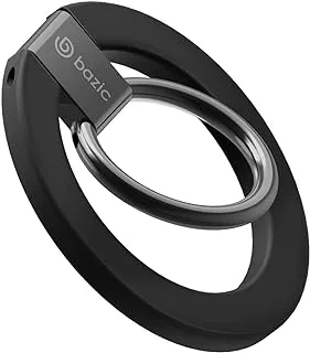 Energea Bazic GoMag Grip MagSafe Compatible Magnetic Phone Grip, Black