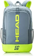 Head Unisex's Core Backpack Racket Bag, Grey/Navy, One Size