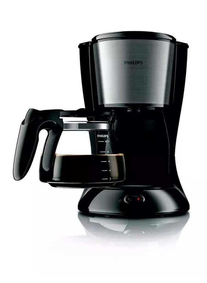 ماكينة صنع القهوة فيليبس ديلي كوليكشن 1.2 لتر 1080 وات HD7462 / 20 أسود ومعدن
