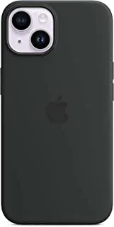 جراب سيليكون لهاتف Apple iPhone 14 مع MagSafe - منتصف الليل