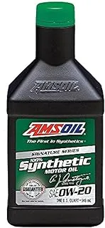 Amsoil Signature Series 0W-20 Synthetic Motor Oil (API SN Resource Conserving) for Honda, Skoda, Ford, Audi