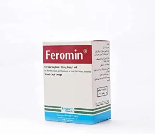 Feromin Ferrous Sulphate Tablet, 30-Piece