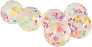 8 Confetti Bouncy Balls