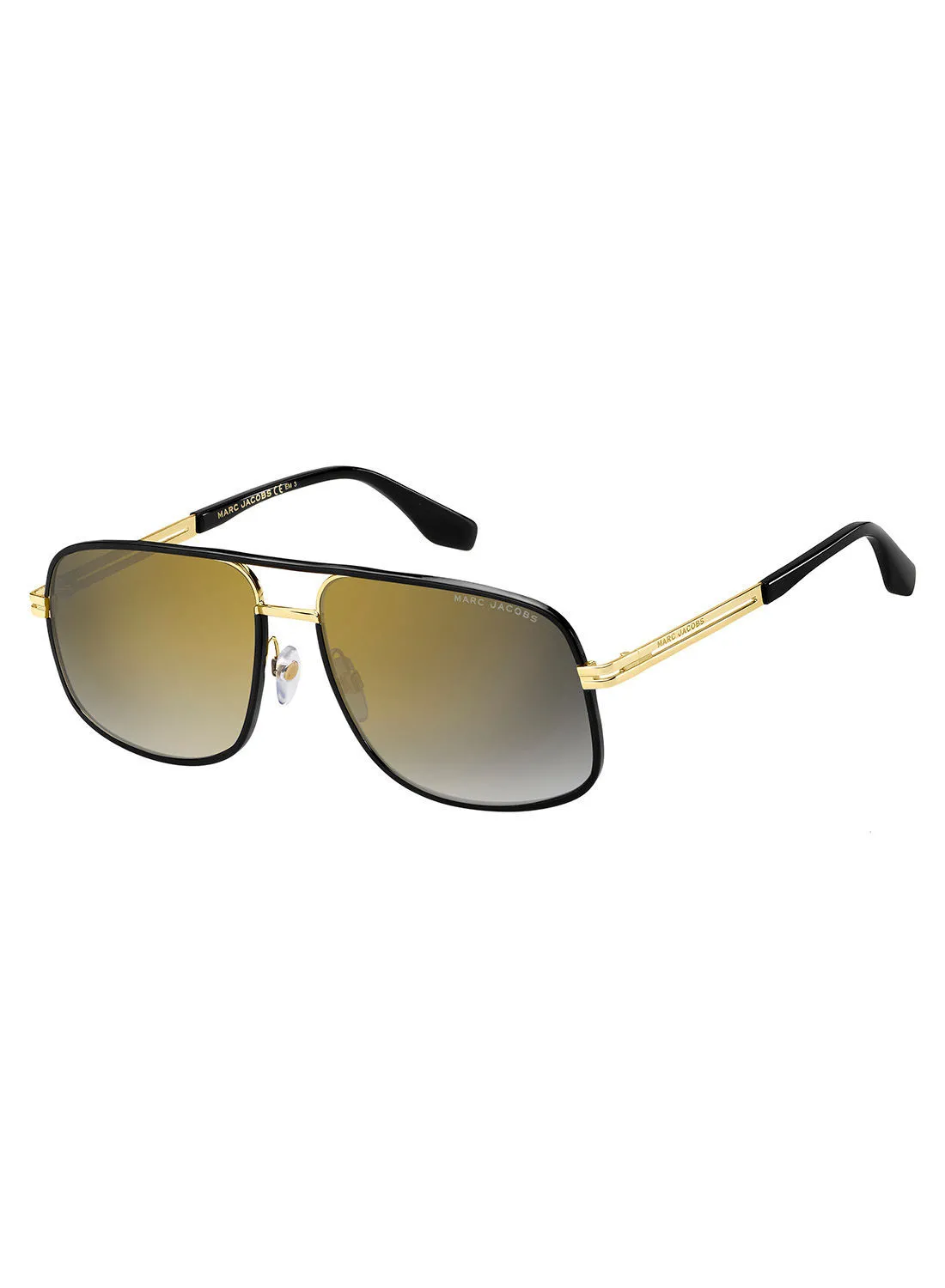 Marc Jacobs UV Protection Square Eyewear Sunglasses MARC 470/S GOLD BLCK 60