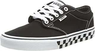 Vans mn atwood men's sneakers, checker sidewall black, 40.5 eu