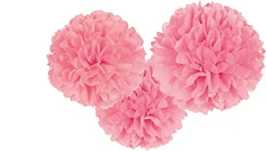 New Pink Fluffy Decorations Tissue Paper 3pcs