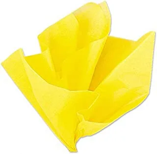 10 Yellow Tissue Sheets