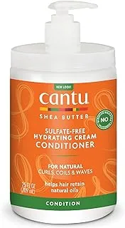 Cantu Sulfate-Free Hydrating Cream Conditioner with Shea Butter for Natural Hair, 25 fl oz (Packaging May Vary)