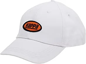 Kappa Logo Detail Cap With Buckled Strap Closure Misc White 6292377842817, One Size