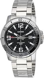 Casio Stainless Steel Silver Dress Watch For Men - MTP-VD01D-1BVUDF