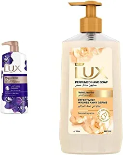 Lux Body Wash Mgical Beauty, 700Ml & Perfumed Hand Wash Velvet Touch, 500Ml