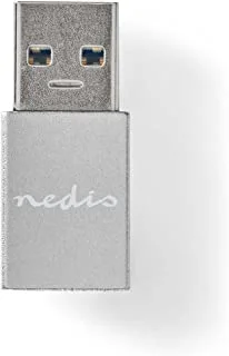 Nedis USB 3.2 Gen 1 5 Gbps Nickel Plated Adapter, 0.2 Meter Size, Black