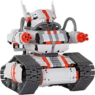 Xiaomi Mi Robot Builder Rover Track chassis, Highprecision parts, Smart controls, Endless design possibilitiesfor Boys & Girls Metal,Other Material, Silver/Red/Black, Xiaomi Mi Robot Builder Rover