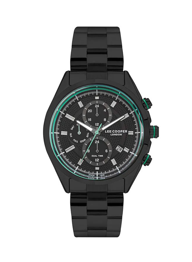 Lee Cooper Men's Multi Function Black Dial Watch - LC07399.650
