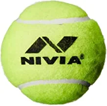 Nivia 3818 Heavy Weight Rubber Tennis Ball (Yellow)