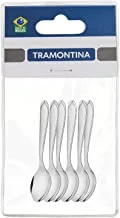 Tramontina Laguna Stainless Steel Coffee Spoon 6-Pieces Set, Silver