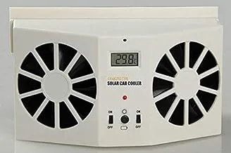 charging type solar car cooler fan