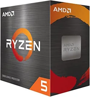 معالج AMD Ryzen ™ 5 5600 سداسي المراكز و 12 خيطًا مفتوحًا للكمبيوتر المكتبي مع مبرد رايث ستيلث