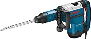 BOSCH - GSH 7 VC demolition hammer with SDS max, 1500 Watt, continuous horizontal chiseling, perfect power-to-weight ratio for toughest materials, clever anti-vibration system