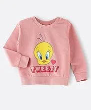 Looney Tunes Tweety Sweatshirt For infant Girls - Pink, 18-24months