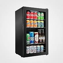 O2 Single Glass Door Digital Refrigerator with Automatic Defrost System, 3.2 Liter Capacity, OBC-94, 2 Years Warranty