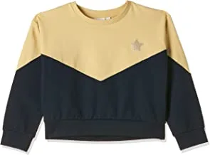 name it Girl's Vibba Long-Sleeve Boxy Sweatshirt