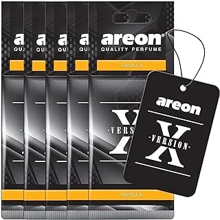 Areon - Air Freshener X Version Vanilla - (Pack of 5)