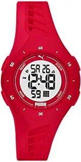 PUMA 3 LCD Red Polyurethane Watch