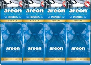 Pack Of 4 Areon air freshener Pearls New Car