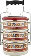 Al Saif Ghazar Khozama Box Lunch 3-Tier,Colour: Multicolor, Size: 22Cm