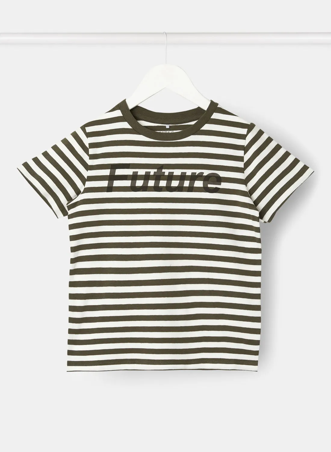 NAME IT Boys Stripe Crew Neck T-Shirt