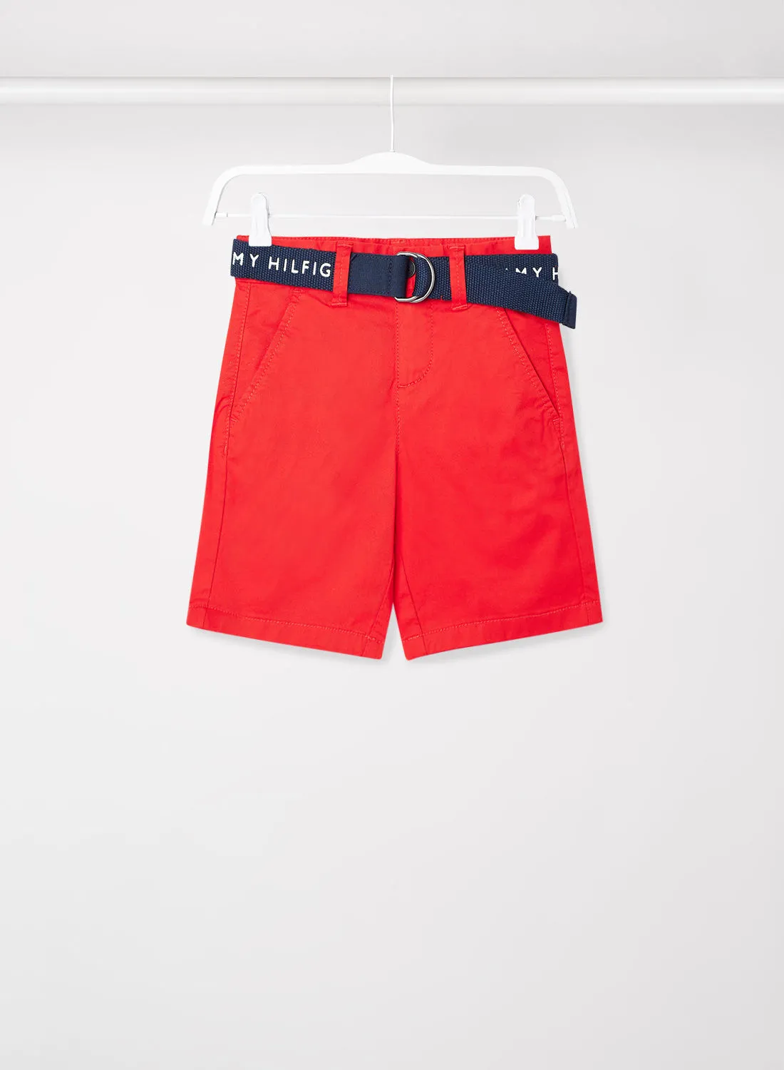 TOMMY HILFIGER Boys Essential Belted Chino Shorts