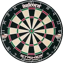 Unicorn Striker Dartboard - Black/white/Red/Green