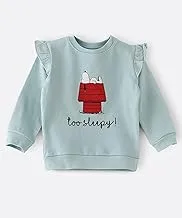 Snoopy Sweatshirt for Infant Girls - Blue, 18-24months