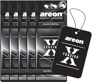 Areon - air freshener X Version Black Crystal - (Pack of 5)