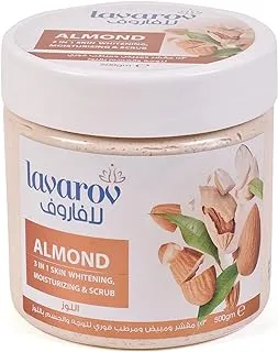 Lavarov 3 in 1 Skin Whitening and Moisturizing Almond Scrub 500g