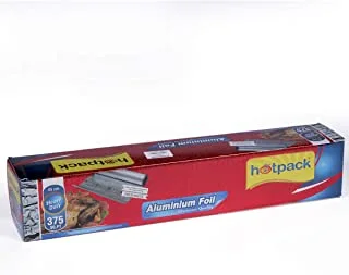 Hotpack Disposable Embossed Aluminum Foil Roll - 375 Sqft. - 1 Roll