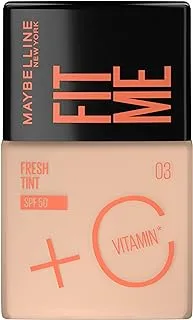 Maybelline New York, Fit Me Fresh Tint SPF 50 with Brightening Vitamin C, 03