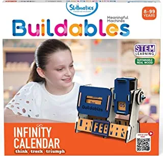 Skillmatics STEM Building Toy : Buildables Infinity Calendar | Gifts for Ages 8 and Up | Educational & Construction Activity Kit