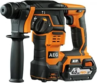 Aeg Bbh 18-402C 18V Sds Cordless Plus Rotary Combination Hammer Drill, Orange/Black