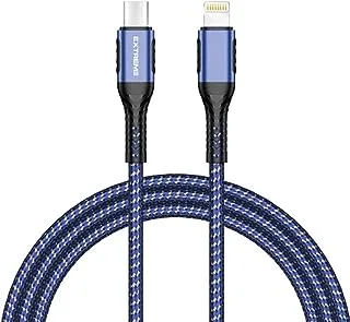 Flexible Cable (Type-C to Lightning) Blue