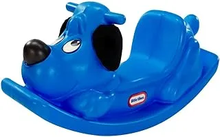 Little Tikes Rockin' Puppy in Blue, Classic Indoor Outdoor Toddler Ride-on Toy