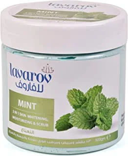 Lavarov 3 in 1 Skin Whitening and Moisturizing Mint Scrub 500 g