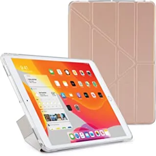Pipetto iPad 10.2 (2019/2020/2021) Metallic Origami Case - Rose Gold