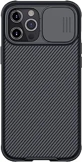Nillkin camshield pro magnetic case back cover for apple iphone 12 pro max, black