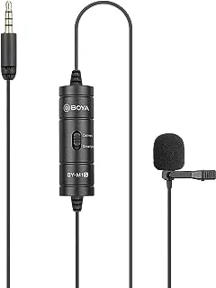 BOYA BY-M1S Professional Lavalier Microphone For All Device - Black