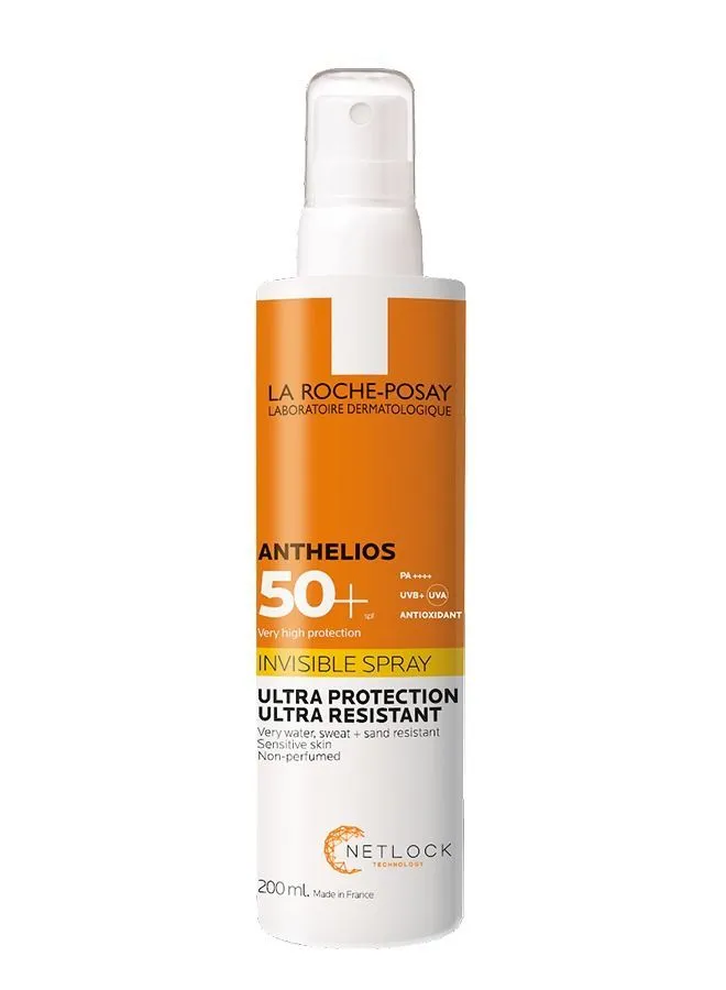 LA ROCHE-POSAY Posay Anthelios Invisible Sunscreen Body Spray Spf50 + 200Ml