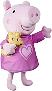 Peppa Pig Peppa’S Bedtime Lullabies Singing Plush Doll With Teddy Bear Accessory, 11 Inches High, 3 Songs, 3 Phrases, Ages 3 And Up