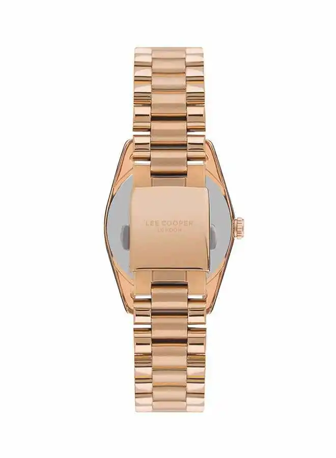 Lee Cooper Women's Analog Rose Gold Dial Watch - LC07331.410